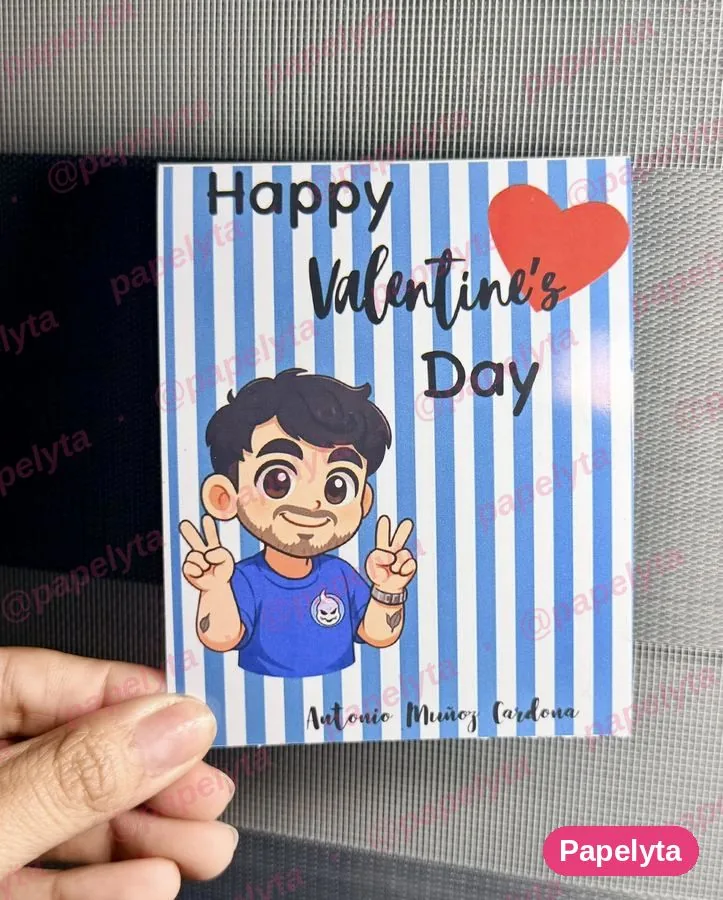 Tarjeta con caricatura